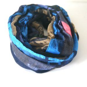 One Size - OLSENBOYE Women's Print Gauze Infinity Scarf